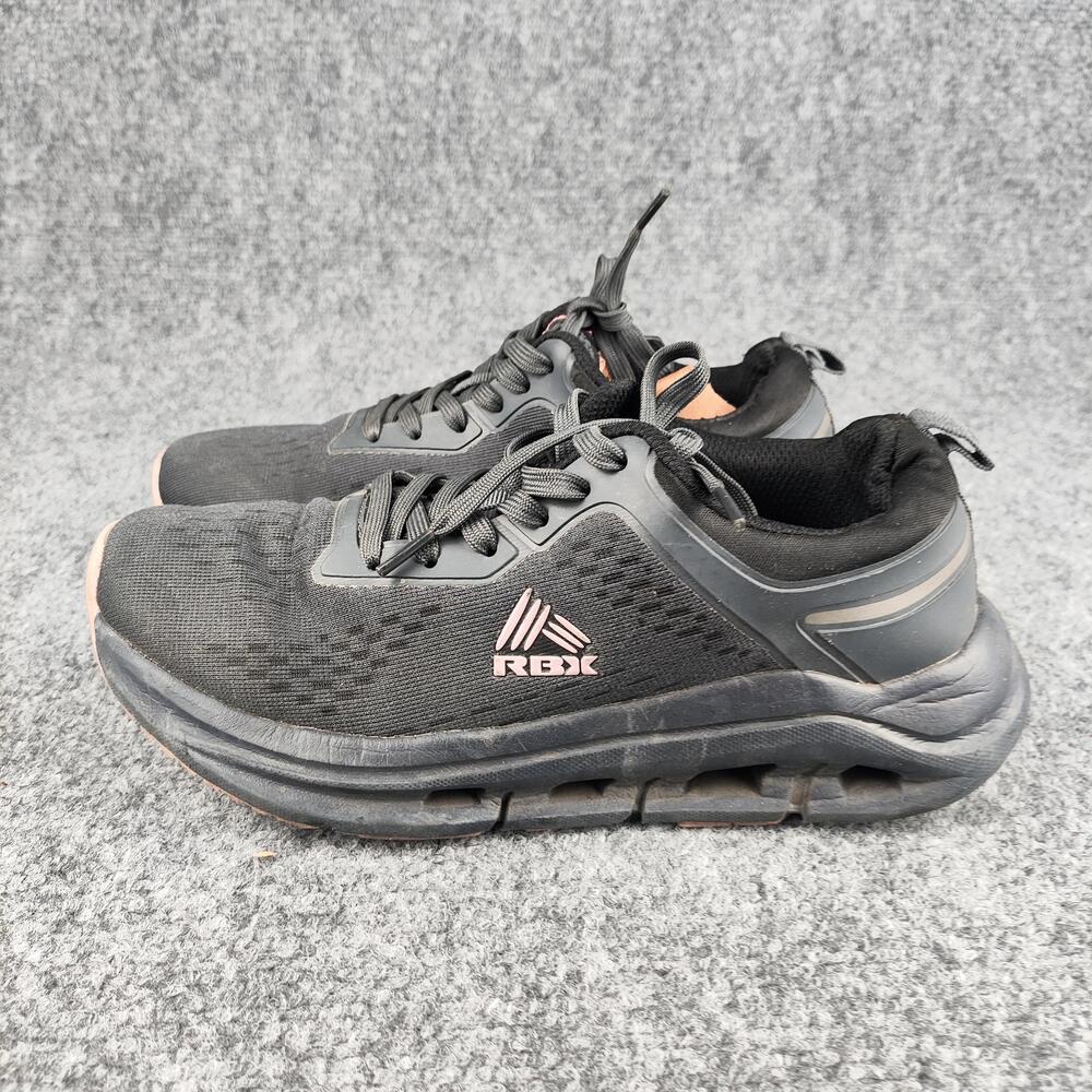 RBX Shoes Womens Size 7 Black Mesh Running Athletic Sneakers Low Top Comfort